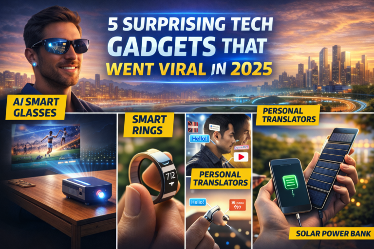5 Surprising Tech Gadgets That Went Viral in 2025